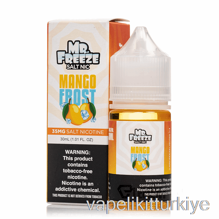 Vape Türkiye Mango Frost - Mr Frozen Tuzları - 30ml 35mg